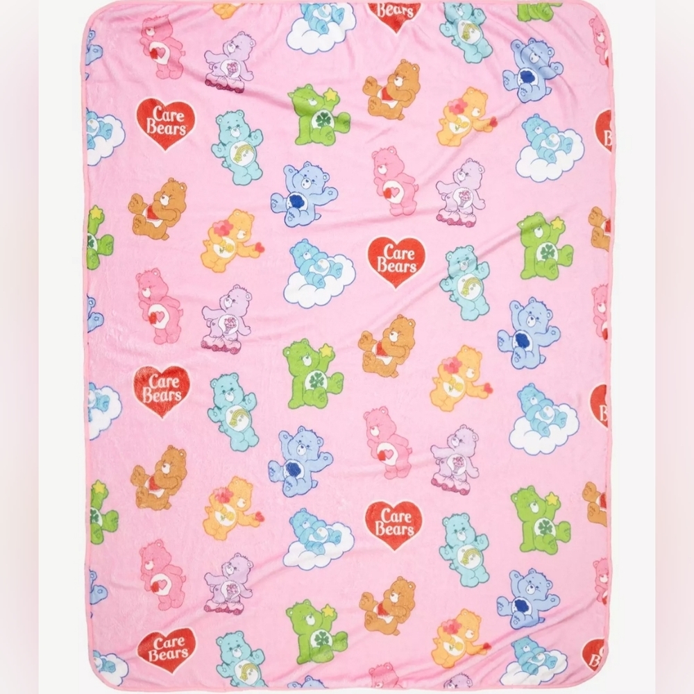 Care Bears Throw Plush Blanket